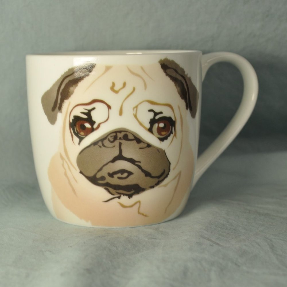 14 oz mug pug Rose of England (w1514)